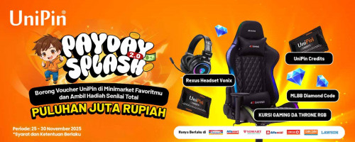 Borong Voucher UniPin di Minimarket Favoritmu, Hadiah Puluhan Juta Menanti!
